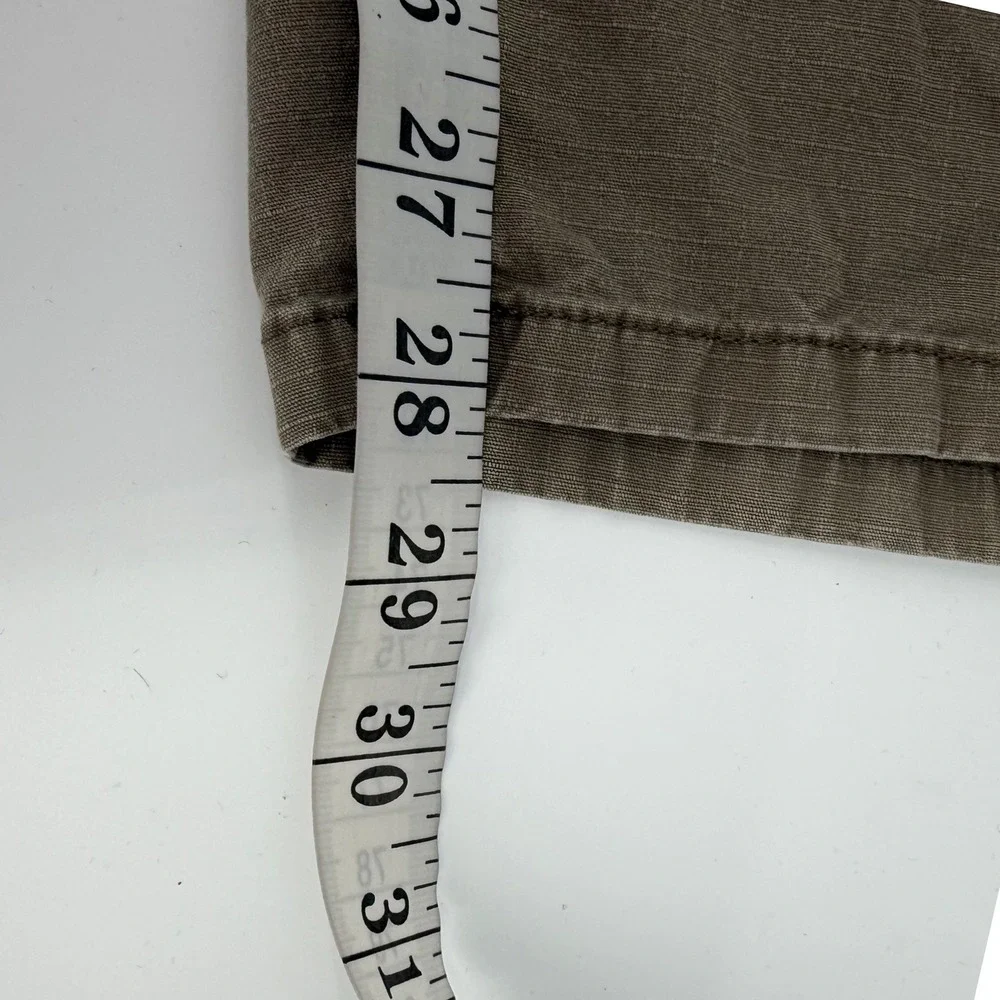 Wrangler Cargo Pants Mens 44x30 Brown Relaxed Fit Cotton Stretch Utility Trouser